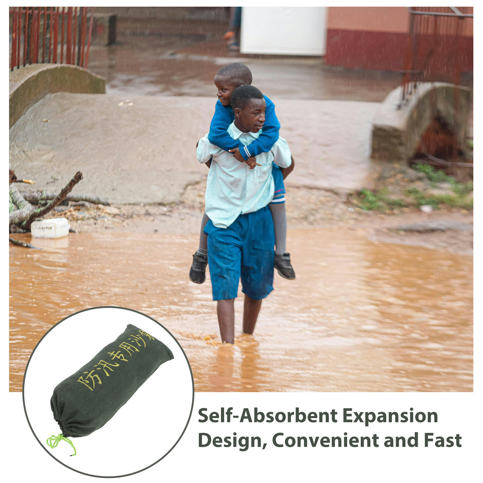 2Pcs Flood Control Absorbent S - مراجعة Flood Barrier Bag وسعره