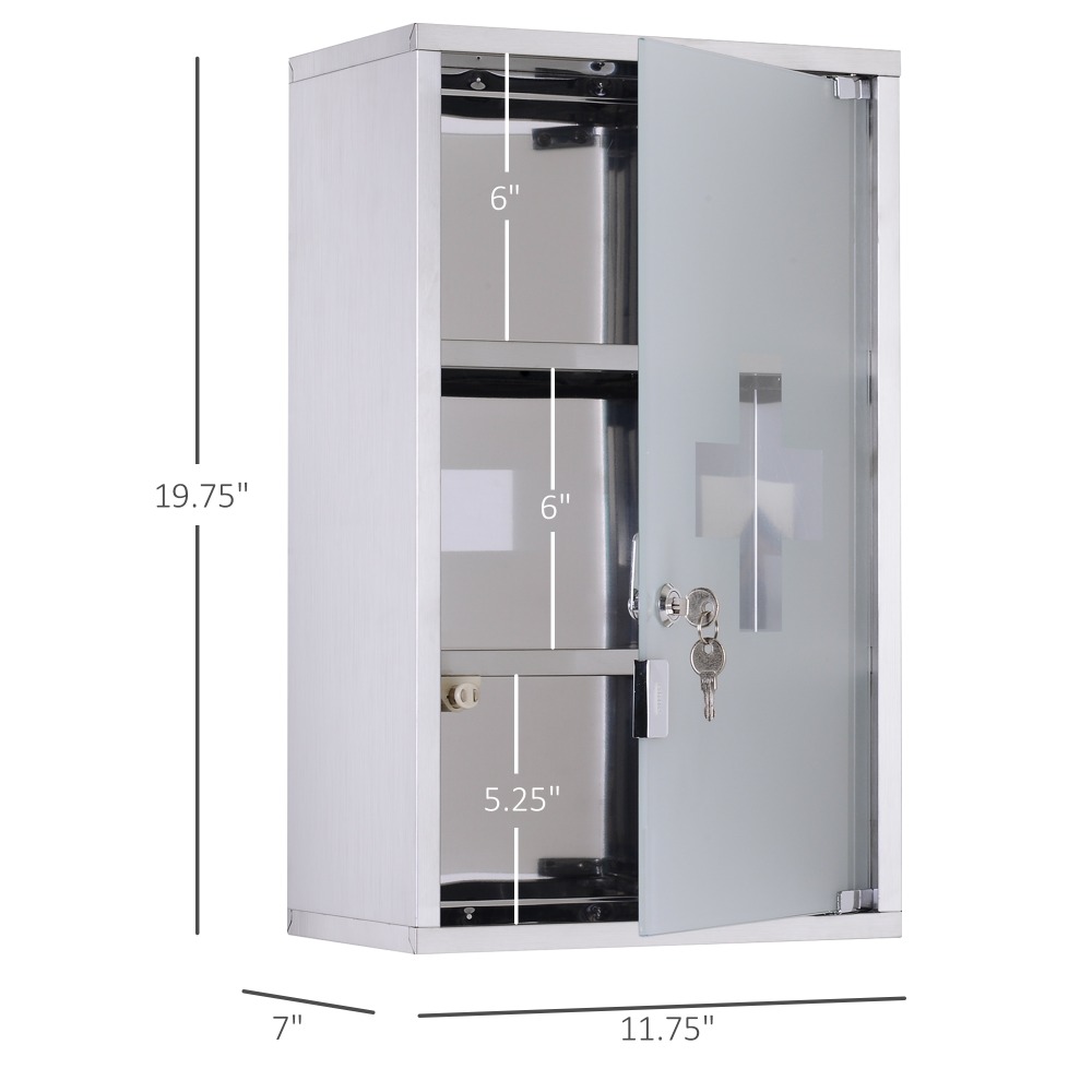 kleankin Wall Medicine Cabinet - مراجعة Medicine Cabinet Lock وسعره