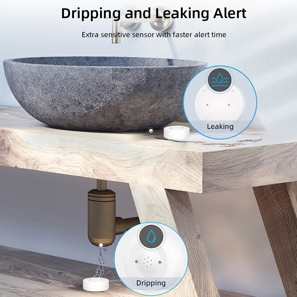 Household water leakage alarm  - مراجعة Water Alarm Sensor وسعره