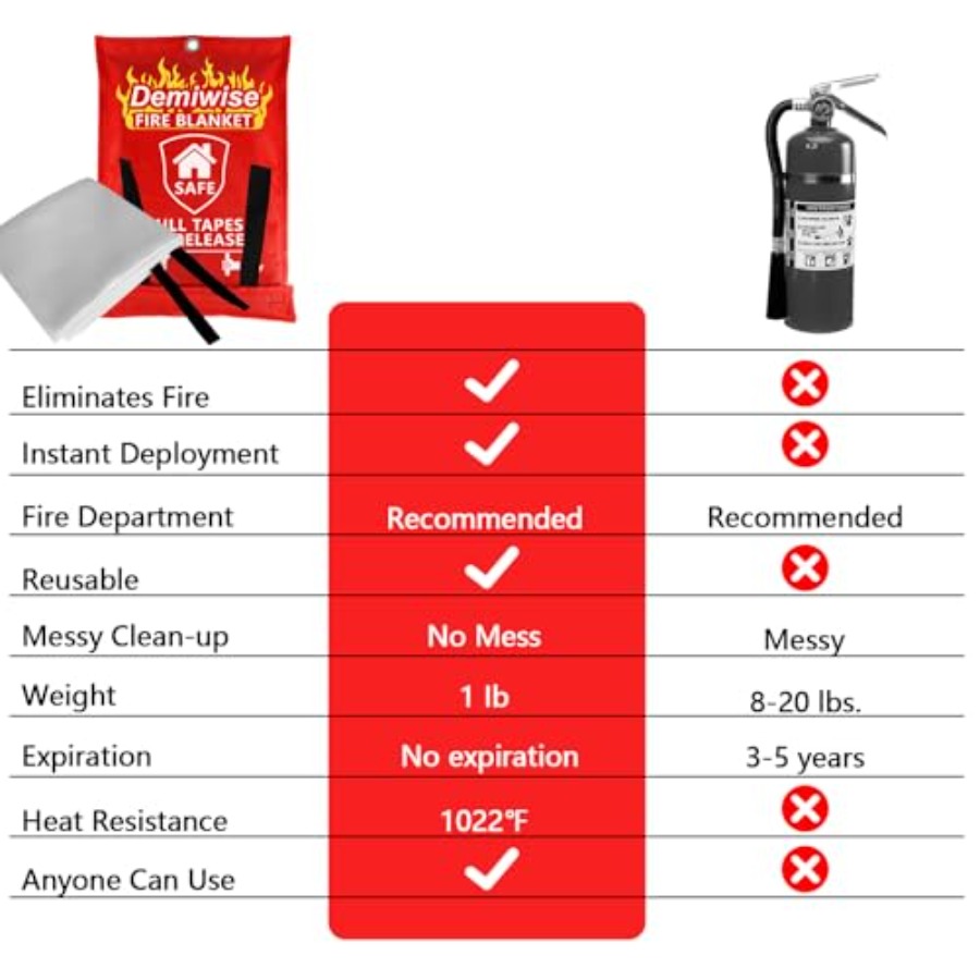 Fire Blankets for Home and Kit - مراجعة Fire Blanket Kitchen وسعره