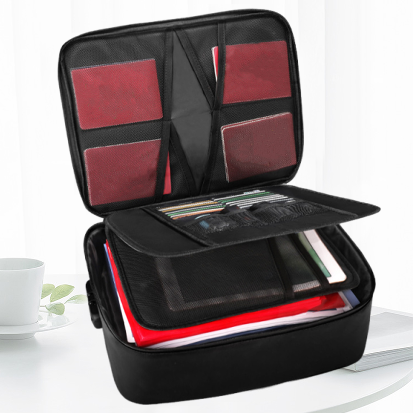 Fireproof Document Bag with Lo - مراجعة Fire Safe Document وسعره