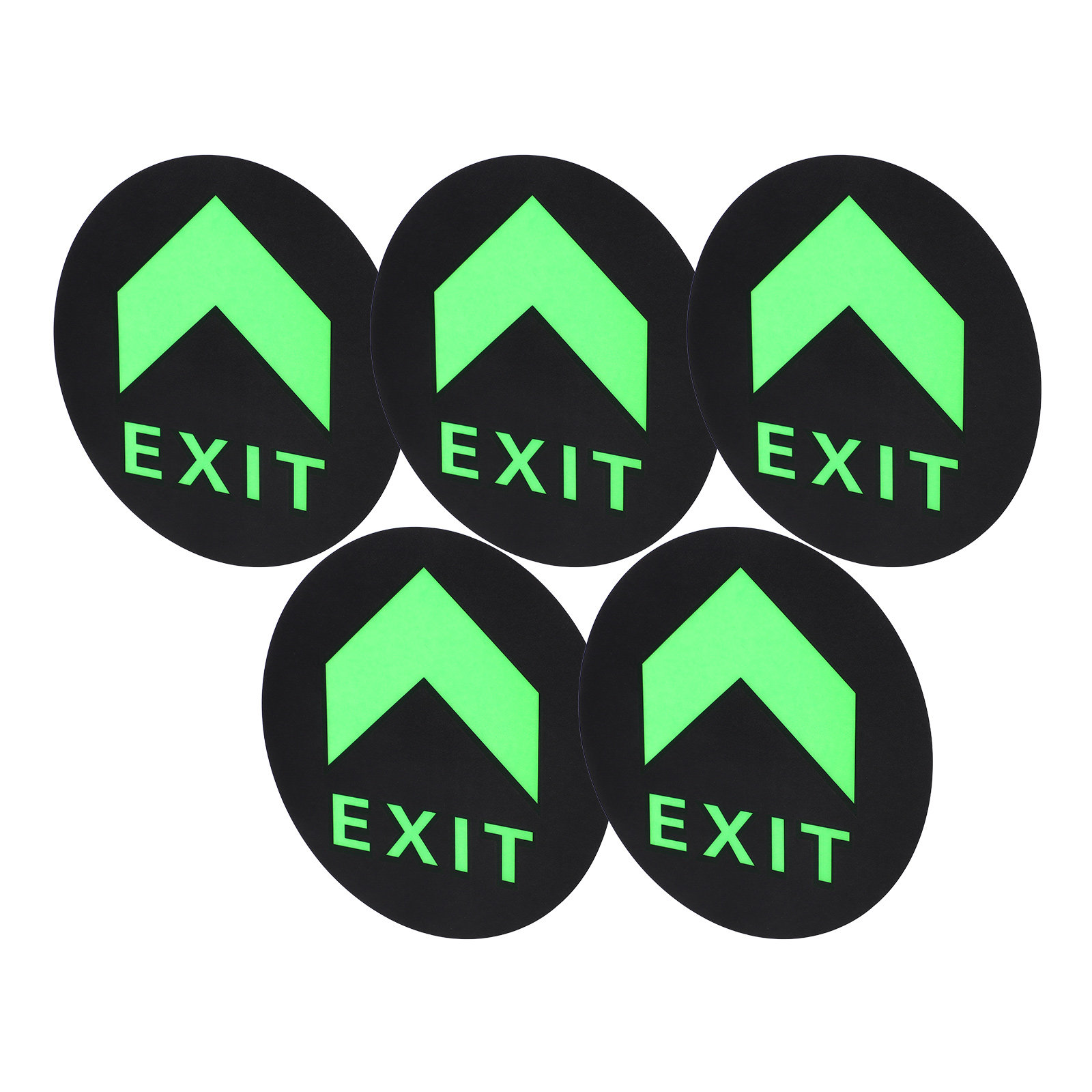 5Pcs Exit Sign Stickers Night  - مراجعة Emergency Exit Sign وسعره