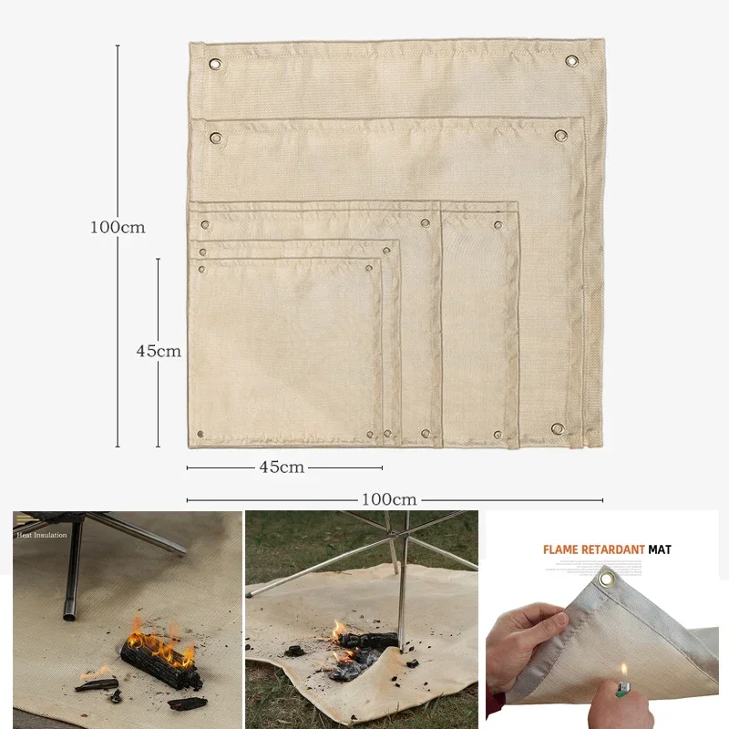 30*30CM New Outdoor Camping Fi - مراجعة Fire Blanket Kitchen وسعره